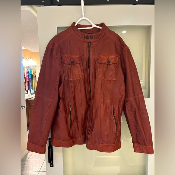 Point Zero Faux Leather Jacket - Picture 1 of 8